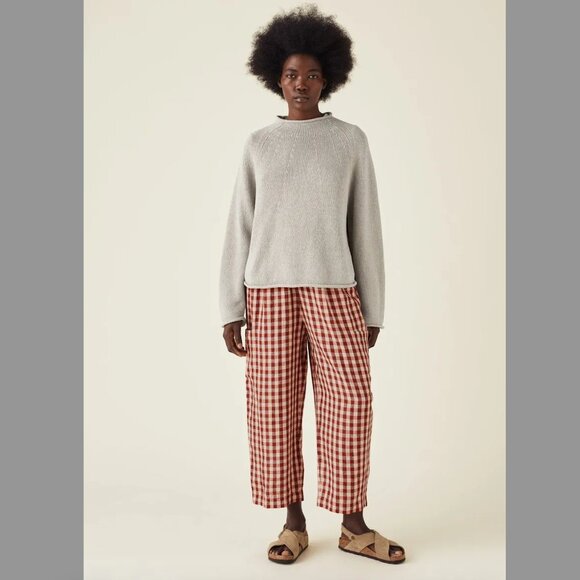 ISO Toast UK Linen Patch Pocket Trousers in Blush Sz M or L - Picture 1 of 5